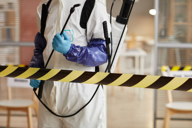 Professional Biohazard technician working in Live Oak, TX